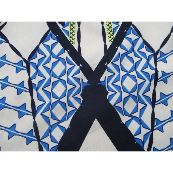 Venus Halter Mini Dress Women’s Small Cream Multicolored Geometric Sleeveless - Picture 7 of 16